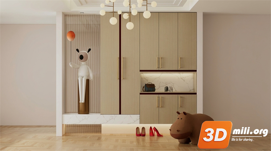 Shoe cabinet Skp Files